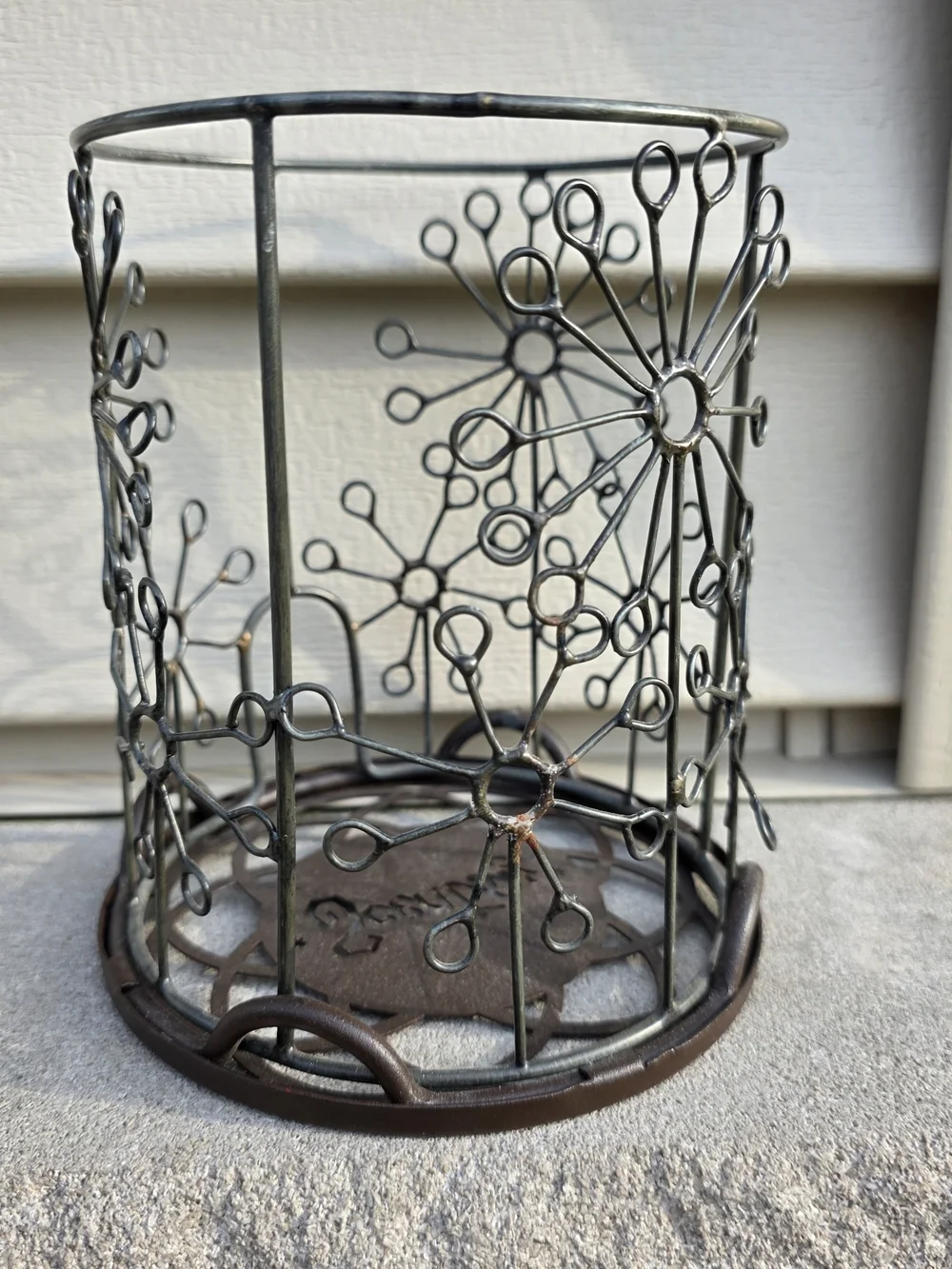 Scentsy Just Dandy Metal Warmer Wrap Retired